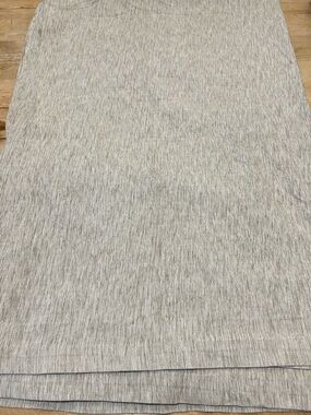 Crate & Barrel *60” x 90” Linden Neutral Tablecloth